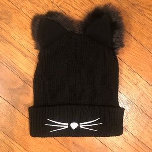 Black Cat Winter Hat